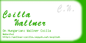 csilla wallner business card